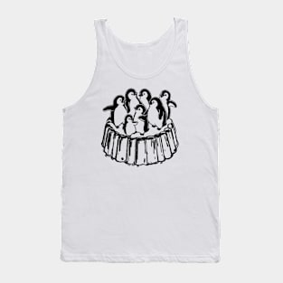 Penguins on gelatin salad Tank Top